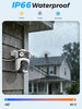 10MP 5K Dual Lens Dual Screens Wifi Camera Smart Night Vision 8MP 4K ICSEE APP Surveillance Camera SD Card Storage Home Security