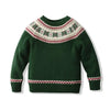 2024 Winter Boys Girls New Year Sweater Kids Christmas Knitted Clothes Boy Knitting Outwear Children Knit Top Baby Pullover
