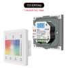 DT6 DT8 DALI Master Glass Wall Mounted Touch Panel 4 Control Modes DALI-2 Certified DALI Master Touch keys With LED Indicator
