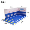 1:32 1:24 Diorama Garage for Diecast Model Car Toy Display Case PVC Parking Lot Model Simulation Miniature Parking Space Scene