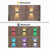 Solar Lights for Outside Solar Fence Lights Outdoor Waterproof LED Up and Down Solar Wall Lamp Porch Decor Garage Yard Garde