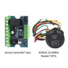 Access Control Kit Relay Access Controller Board + Mini Card Reader for Electric Lock System Wiegand 26-44& TM Card Reader Set