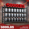 5000LBS Storage Shelves,71" W Garage Shelving Heavy Duty Metal Adjustable Garage Shelves, Shelving Units Industrial Shelving·Hot