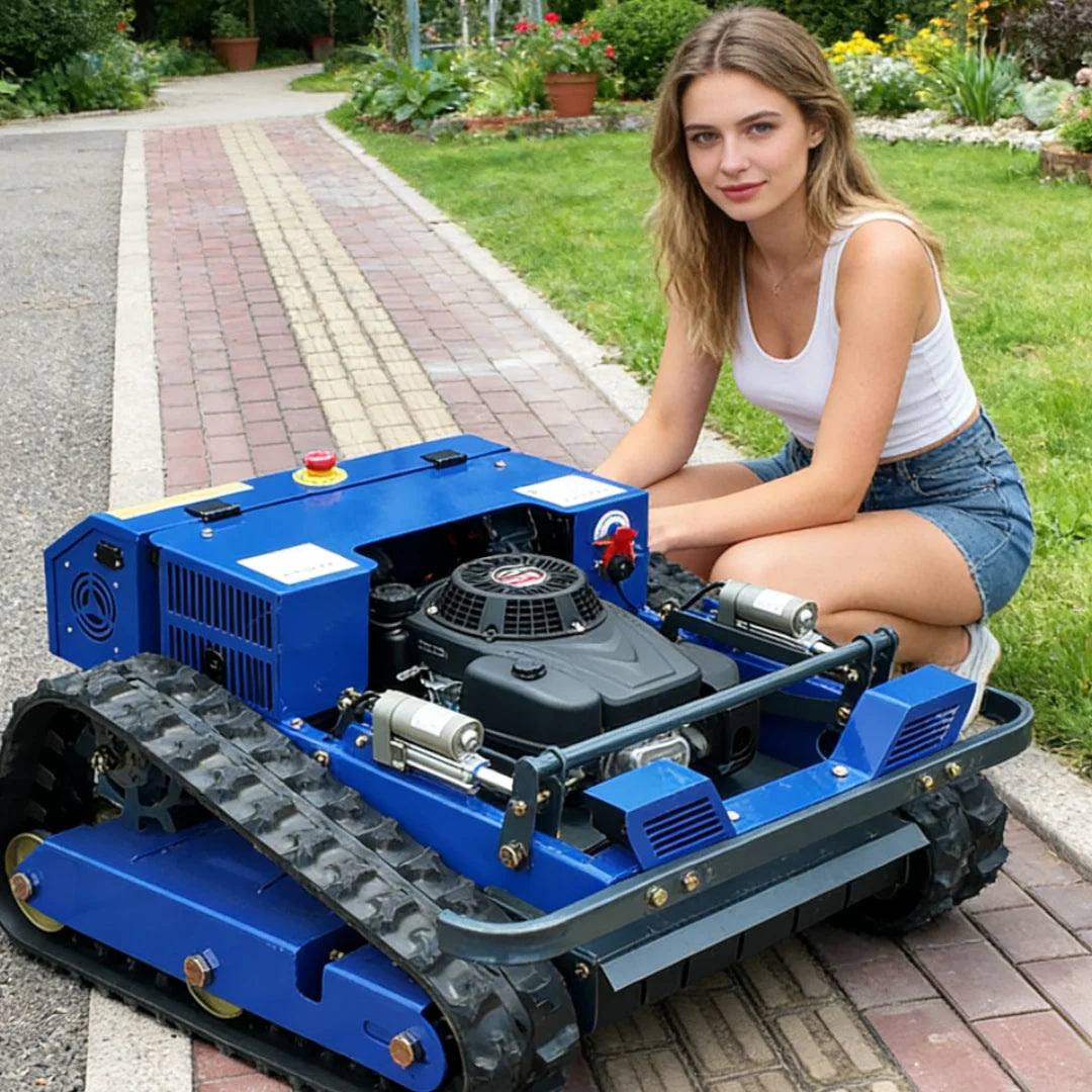 Customized Mini Lawn Mower Remote Control Lawn Mower All Terrain Grass Cutting Machine Agriculture Remote Control Lawn Mower