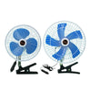 12/24V Car Mini Fan 180 Degree Rotating Adjustable Cooling Low Noise Strong Wind Vehicle Wind Air Cooler Conditioner Fans