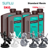 SUNLU 5KG Standard Resin 405nm LCD Printer Photon Curing Good Precision Smooth Surface Low Odor Model Garage Kit Printing