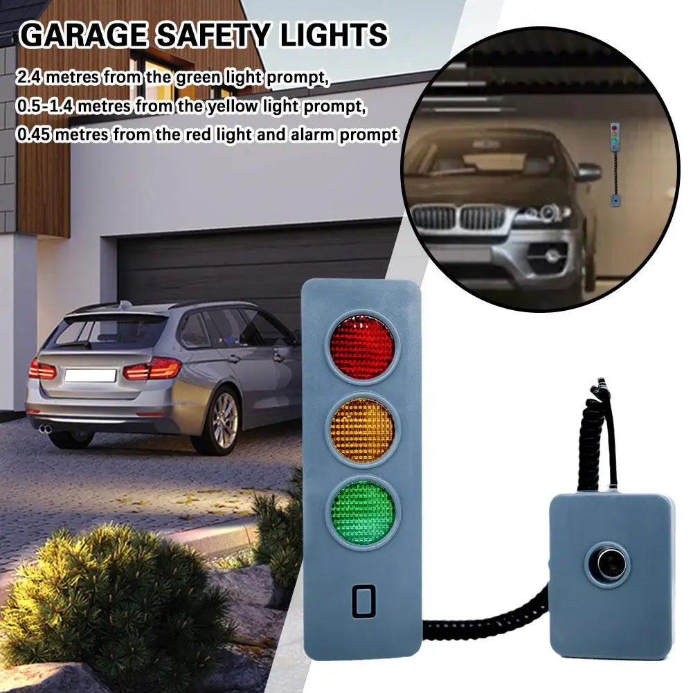 Garage Safe Light Auto Parking System Car Guide Sensor Alarm LED Light Warning Parking Anti-Collision Device Traffic Warnin K6B6
