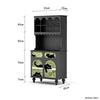 Shelves Dining Cabinet Standing Organizer Door Tall Living Room Cabinet Black Entryway Meuble De Rangements Home Accessories