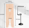 V Slot Bench Pin Clamp Wooden Workbench Jewelers Wooden Workholding Devices for Jewelry Making Processing Tools