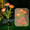 Garden Summer External Solar Lights Eternal Flower Sunflower LED Solar Lawn Lamp Festival Outdoor Wedding Camping Party Decor
