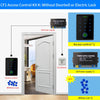 Tuya NFC Bluetooth Backlit Touch Keypad Access Control IP65 Waterproof RFID 13.56MHz Biometric Fingerprint Door Opener Keyboard