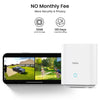AOSU 3MP Solar Camera System 2 Cam Kit Wireless Camera System Outdoor 5000mAh Battery Wifi Camera AI Detection CCTV Camera Kit