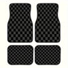 4pcs Car Floor Mats Set Black Absorbent Non-Slip Washable Polyester For SUVs Protection Car Interior Decor Washable Floor Mats