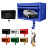 New 3D Printing Car Garage Key Holder With Opening Door Garage Keychain With Door Opening Function Brick Patterned Garage