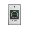 12/24V 5-15cm Distance Adjustable No Touch Exit Button Door Release Switch Infrared Sensor Touchless Metal Button
