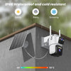 BESDER 4K Solar Wireless IP Camera 8MP 7800mAh Battery Outdoor HD 4MP Dual Lens WiFi CCTV Security Camera