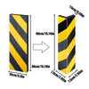 Garage Bumpers for Parking Car Reflective Wall Bumper Guards Non-Slip Cushion Self-Adhesive Foam Pad Heavy-Duty Protection