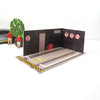 1 24 car garage model for Diecast Model Car Toy model parking Display Case PVC Parking Lot Model Simulation Parking Space Scene