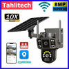 4K Solar Dual‑Lens PTZ Camera