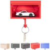 New 3D Printing Car Garage Key Holder With Opening Door Garage Keychain With Door Opening Function Brick Patterned Garage