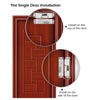 5YOA Smart Electric Mortise Locks with Drop Bolt DC12V Electronic Lock Adjustable Time Delay Fail Safe Mode for Access Control