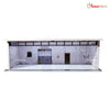 1/64 Garage Scene Model with Light Assembled Parking Lot Diorama Parking Place for Miniatures Cars Display
