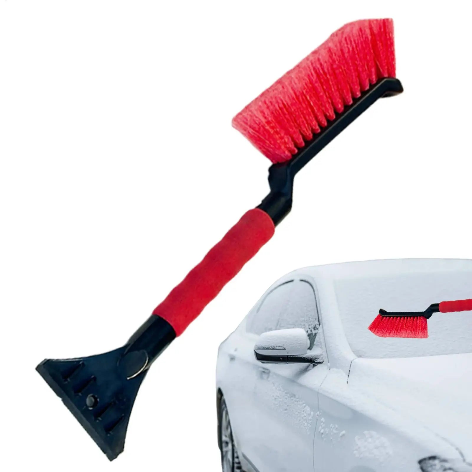 Windshield Scraper Car Snow Brush and Ice Scraper for Ice and Snow Ergonomic Foam Grip Snow Cleaner for Car Window Ice Cleaning