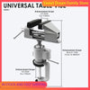 SDFC-Bench Vise Mini 360° Rotatable Fixed Portable Work Bench Table Clamp Tool For Woodworking Jewelry For Drilling