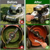 2 pieces of multi-functional garden lawn mower deck, cleaning scraper brush set