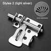 1PCS Stainless Steel Pin 30*25mm/32*45mm Thumb Latch Home Renovation For Home Bedroom Safety Box Door Hardware Accessories
