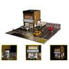 GFans 1/64 Car Garage Diorama Model Storage Display Box Small Garage Scene Acrylic Car Showroom Parking Lot Kids Xmas Gift Toys