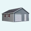 12x20FT Heavy Duty Outdoor Alloy Steel Garage Shed Extra Large Weather Resistant Carport Lockable Double Hinged Garden Furniture
