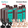SUNLU 5KG Standard Resin 405nm LCD Printer Photon Curing Good Precision Smooth Surface Low Odor Model Garage Kit Printing