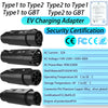 Ev Charging Type2 to Type1 AC Charger Adapter 32A Type2 to GB/T Electric Car Adaptor Type1 to GBT Conventor Type1 to Type2 EVSE