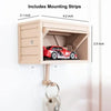 Car Garage Key Holder With Opening Door Space-saving Key Rack Durable For Vehicle Enthusiasts Creative Gift Key storage supplies