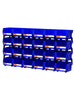 6/24Pcs Stackable/Hanging Garage Containers  Heavy-Duty Organizer Shelf System with Multi-Purpose Design