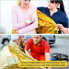 Emergency Blanket 160*210cm Waterproof Keep Warm Blanket Camping Survival Tool Life Saving First Aid Insulation Tools  Gold