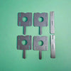 5 Sets (30 Pieces), 18650 Lithium Battery Nickel Sheet Spot Welding Nickel Plate Battery Nickel Plated Sheet U-Shaped Strip Sheet for Battery Pack Spot Welding