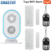 Tuya Smart Wireless Home Security PIR Alert Infrared Sensor WIFI Alarm system Anti-theft Motion Detector Alarm 85DB Siren