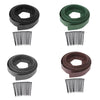 Landscape Edging Kit Lawn Edging Include 15 Spikes PE Garden Edging Border for Landscaping Flower Gardens Lawn