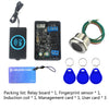 Fingerprint access controller NFC electric lock control relay module IC card induction switch electric bicycle DIY unlock