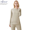 Electromagnetic radiation protective silver fiber knitted fabric long underwear Motor room EMF shielding thermal underwear