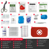 155pcs Emergency Medicial First Aid Bag Mini Travel Camping Car Outdoor Rescue Survival Kit Portable EVA Case Storage