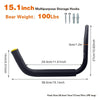 Hanger Tool Heavy Duty Kayak Rack Wall Mounted Multipurpose Kayak Hanger Black Portable Garage Kayak Storage Hook Snowboard