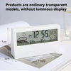 Electronic Clock Temperature Humidity Meter Weather Station for Home With Alarm LED Thermometer Thermo-Hygrometer Multifunction
