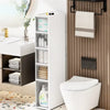 Multi-Tier Gap Storage Organizer Rack Ultra-Narrow Floor Storage Cabinet for Kitchen Bathroom Side Cabinet Mobile Toilet
