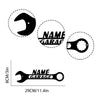 Personalized Metal Garage Sign Custom Name Garage Decor Papas Garage Wrench  Dads Garage  Fathers Day Gift Wrench Sign