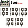 5 Sets (30 Pieces), 18650 Lithium Battery Nickel Sheet Spot Welding Nickel Plate Battery Nickel Plated Sheet U-Shaped Strip Sheet for Battery Pack Spot Welding
