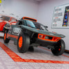 rastar 1:24 Audi RS Q e-tron alloy racing car model car ornaments collection door can be opened to give boys gifts.