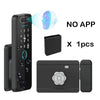 Fingerprint Lock 3D Face Recognition Tuya WiFI App Waterproof Outdoor Gate Passcode Rfid Card Keyless Electronic Smart Door Lock